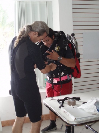 Preparandose para salir